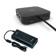 "i-tec USB-C Dual Display Docking Station – Ultimate Productivity with 100W Power Delivery (C31DUALDPDOCKPD100)"